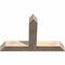 Ekena Millwork Portland Smooth Timber Gable Bracket, Douglas Fir, 48"W x 32"H x 5 1/2"D x 5 1/2"F, 16/12 Pitch GBW048X32X0606POR00SDF - alternate 4